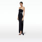 Auzia Black Strapless Jumpsuit