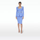 Kaleisha Safiyaa Blue Midi Dress