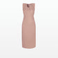 Amina Dusty Pink Midi Dress