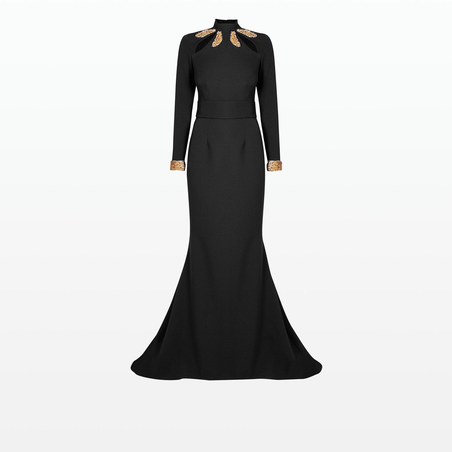 Kamala Black Long Dress