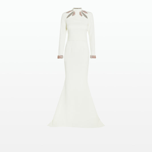 Kamala Ivory Long Dress