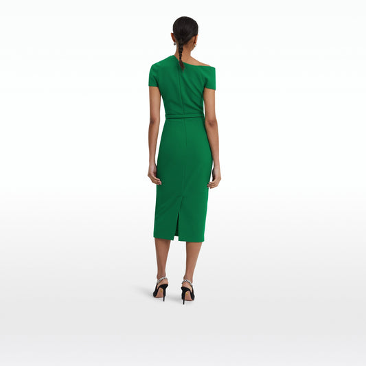 Dania Jewel Green Midi Dress