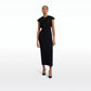 Dominica Black Midi Dress