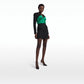 Di Black & Jewel Green Short Dress