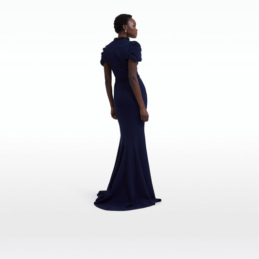 Logan Maritime Blue Long Dress