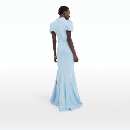 Logan Pale Blue Long Dress