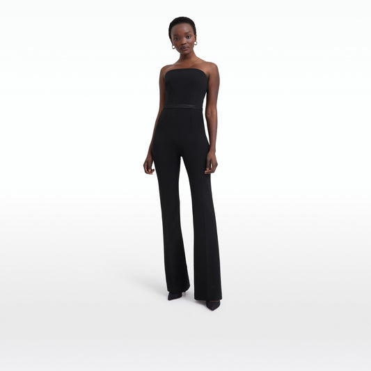 Myrine Black Jumpsuit With Belt