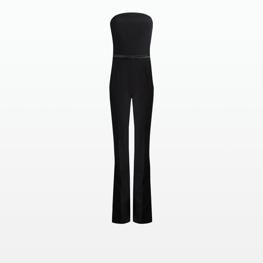 Myrine Black Jumpsuit With Belt