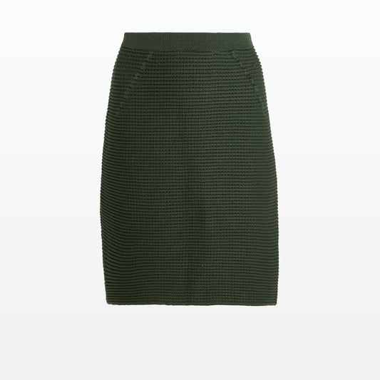 Kelly Olive Crochet Skirt