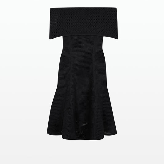 Kole Black Knit Short Dress