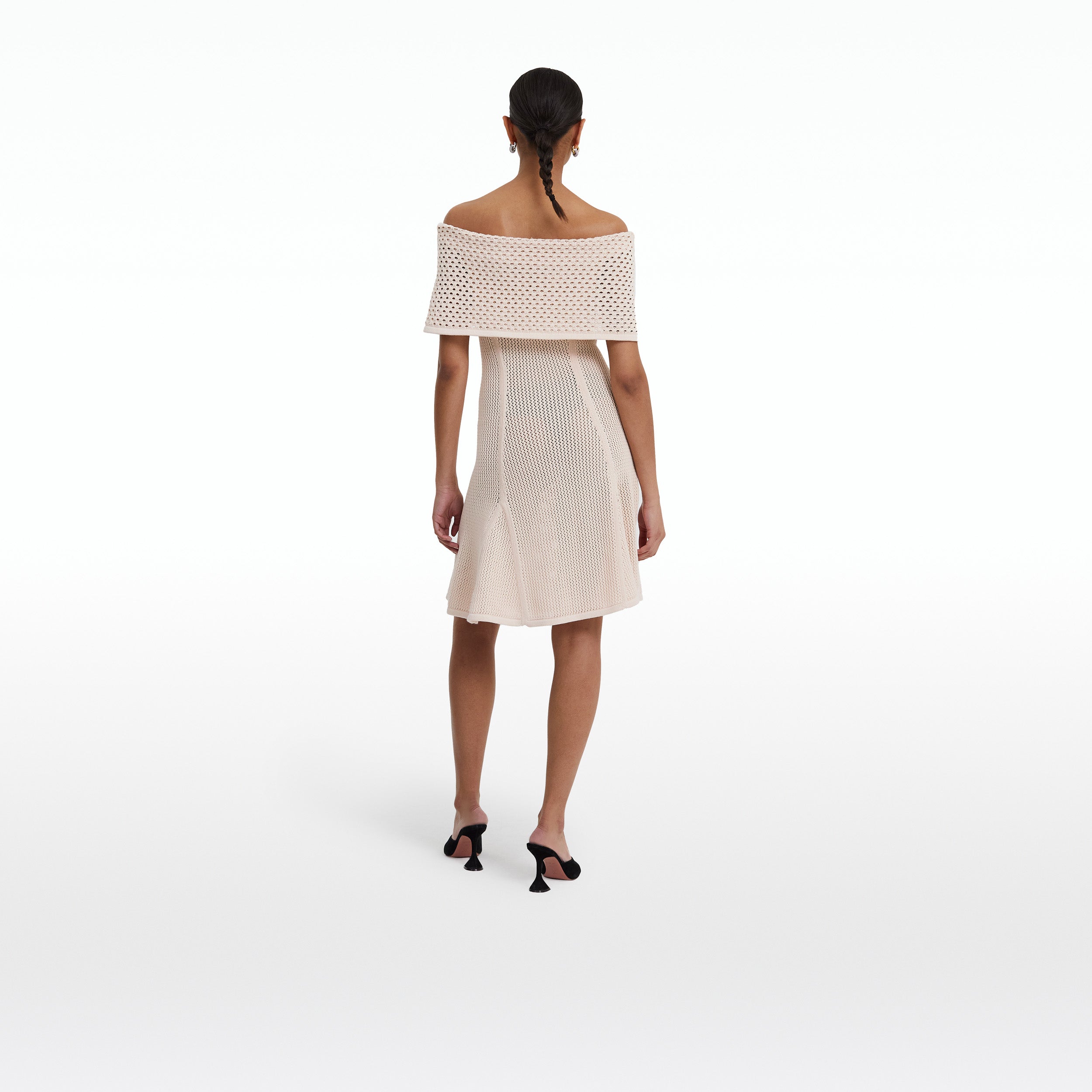 Kole Nouvelle Peach Knit Short Dress