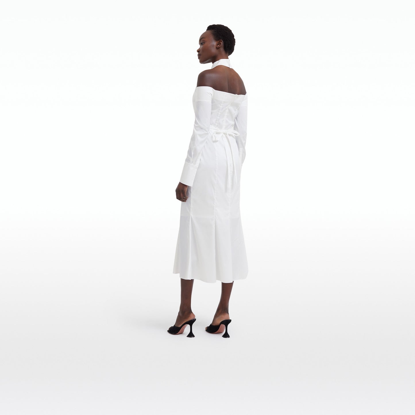 Dot Ivory Cotton Dress