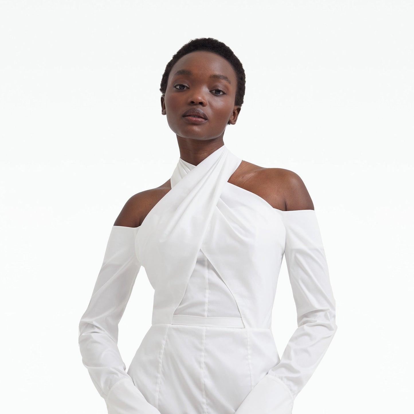 Dot Ivory Cotton Dress
