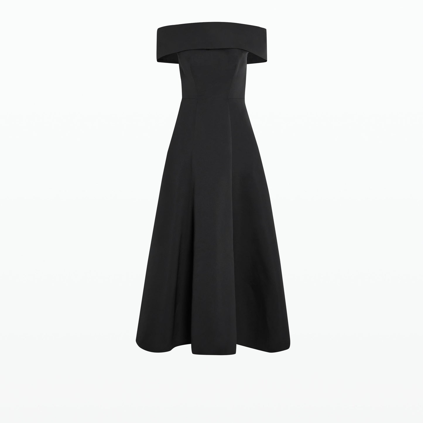 Kristiana Black Midi Dress