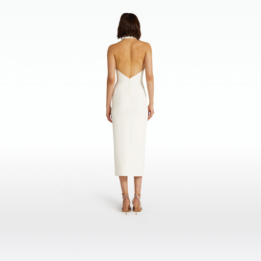 Zeanep Ivory Midi Dress