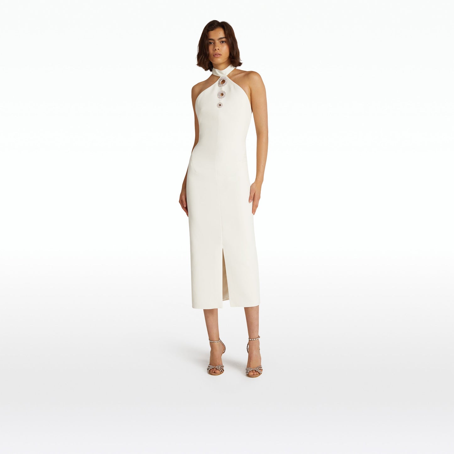 Zeanep Ivory Midi Dress