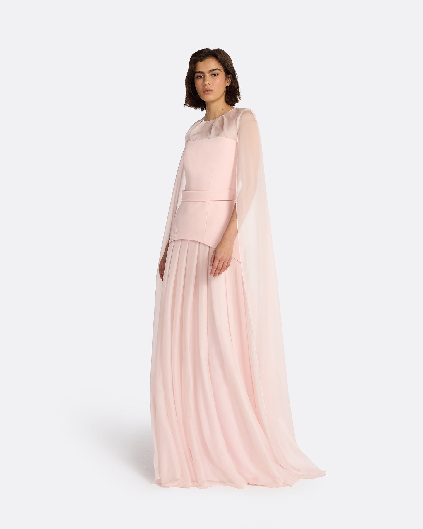 Gloria Pale Pink Long Dress FR36 - US4