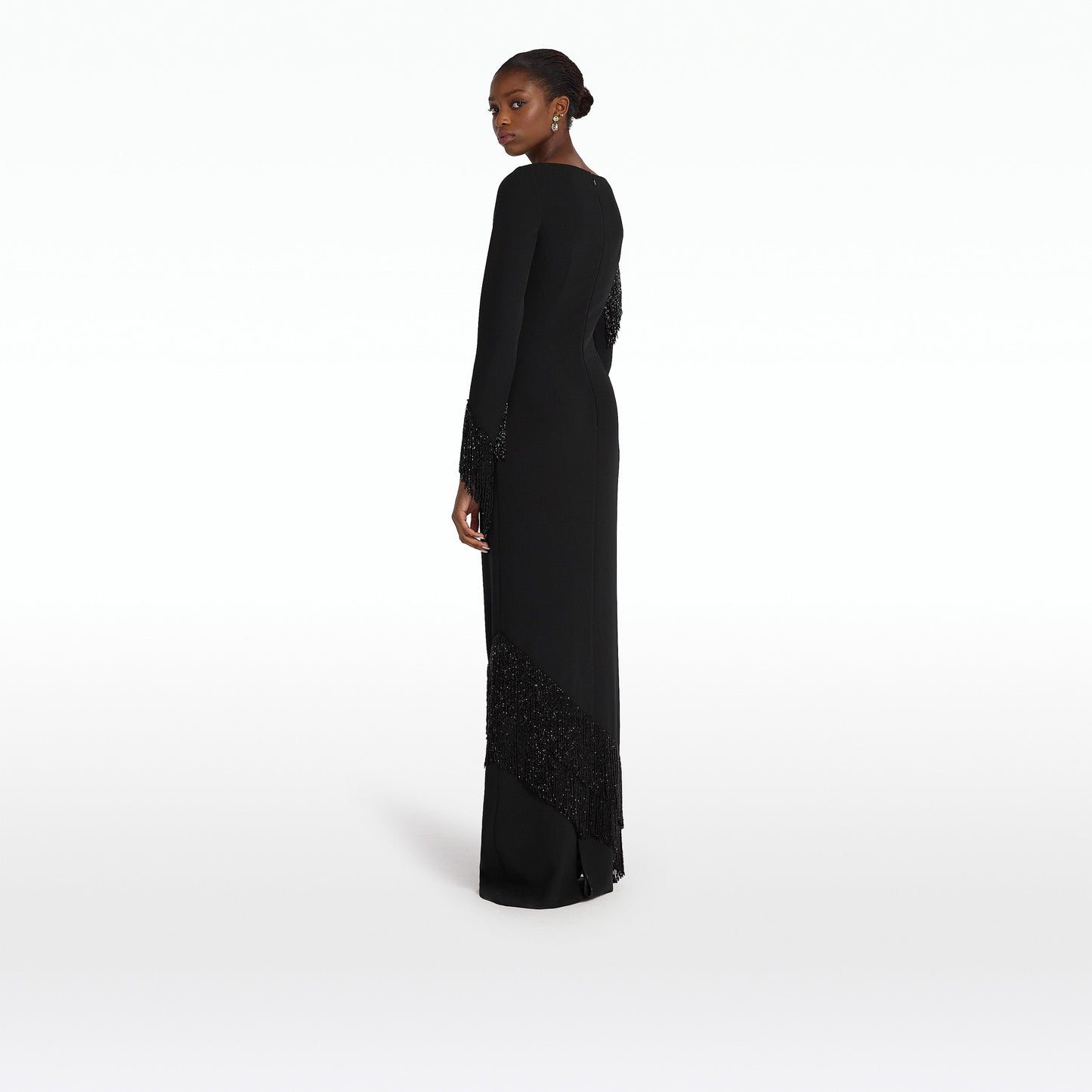 Costella Black Long Dress