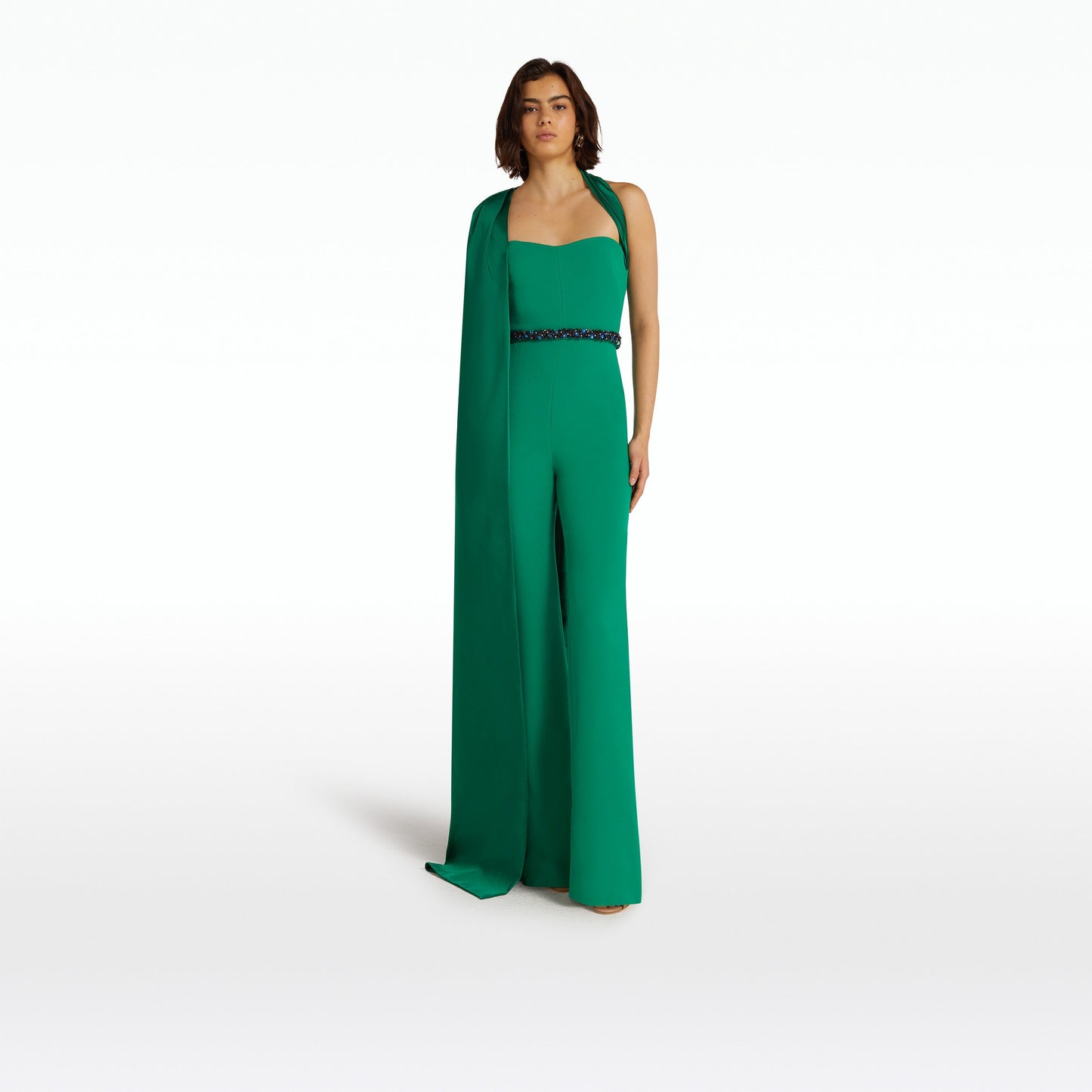 Lollian Marmont Jumpsuit With Embroidered Belt