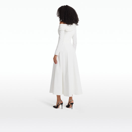 Blaike Ivory Midi Dress