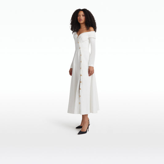 Blaike Ivory Midi Dress