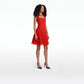 Marrie Lacquer Red Short Dresses