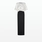 Lucinda Black & Egret/ Black Long Dress
