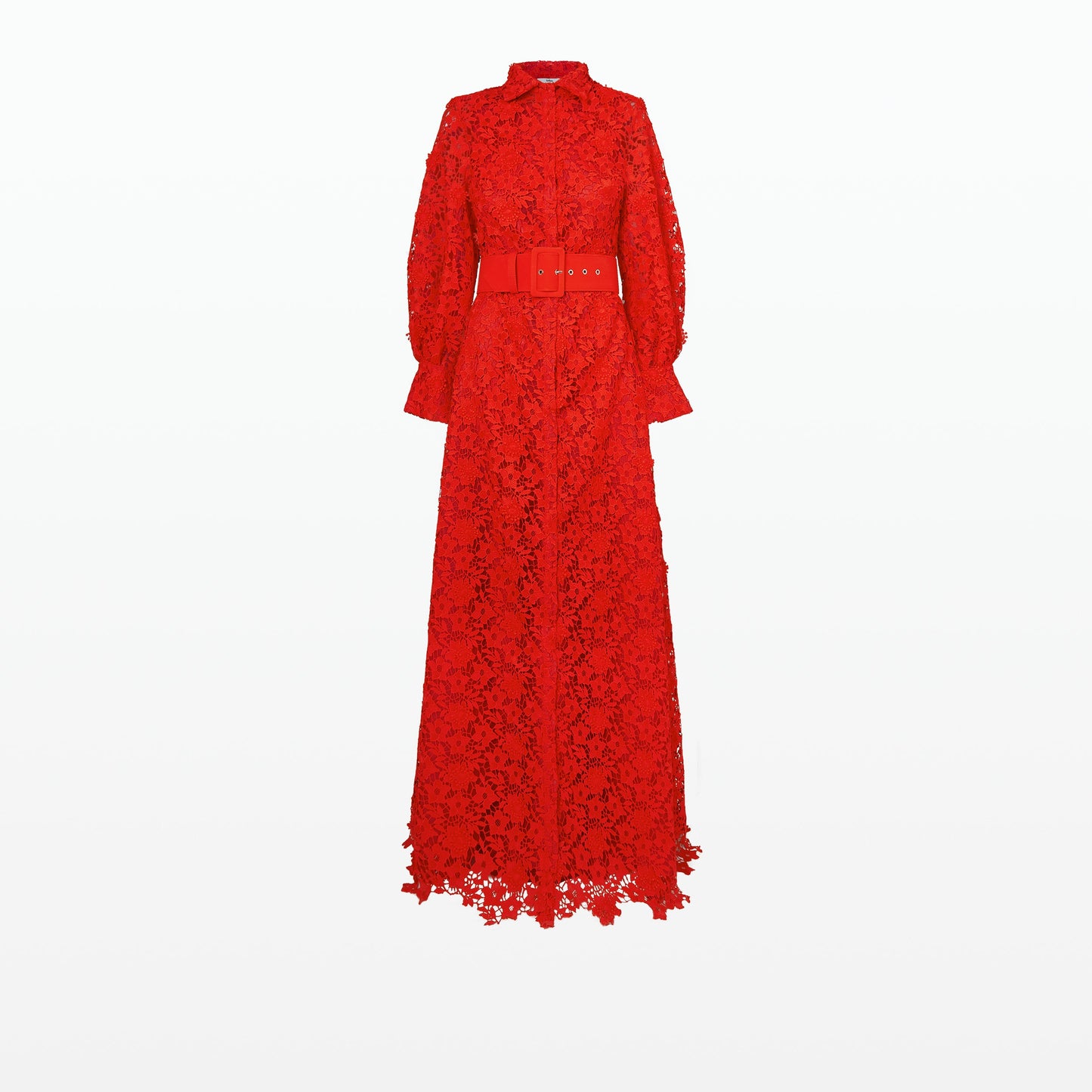 Salma Lacquer Red Long Dress