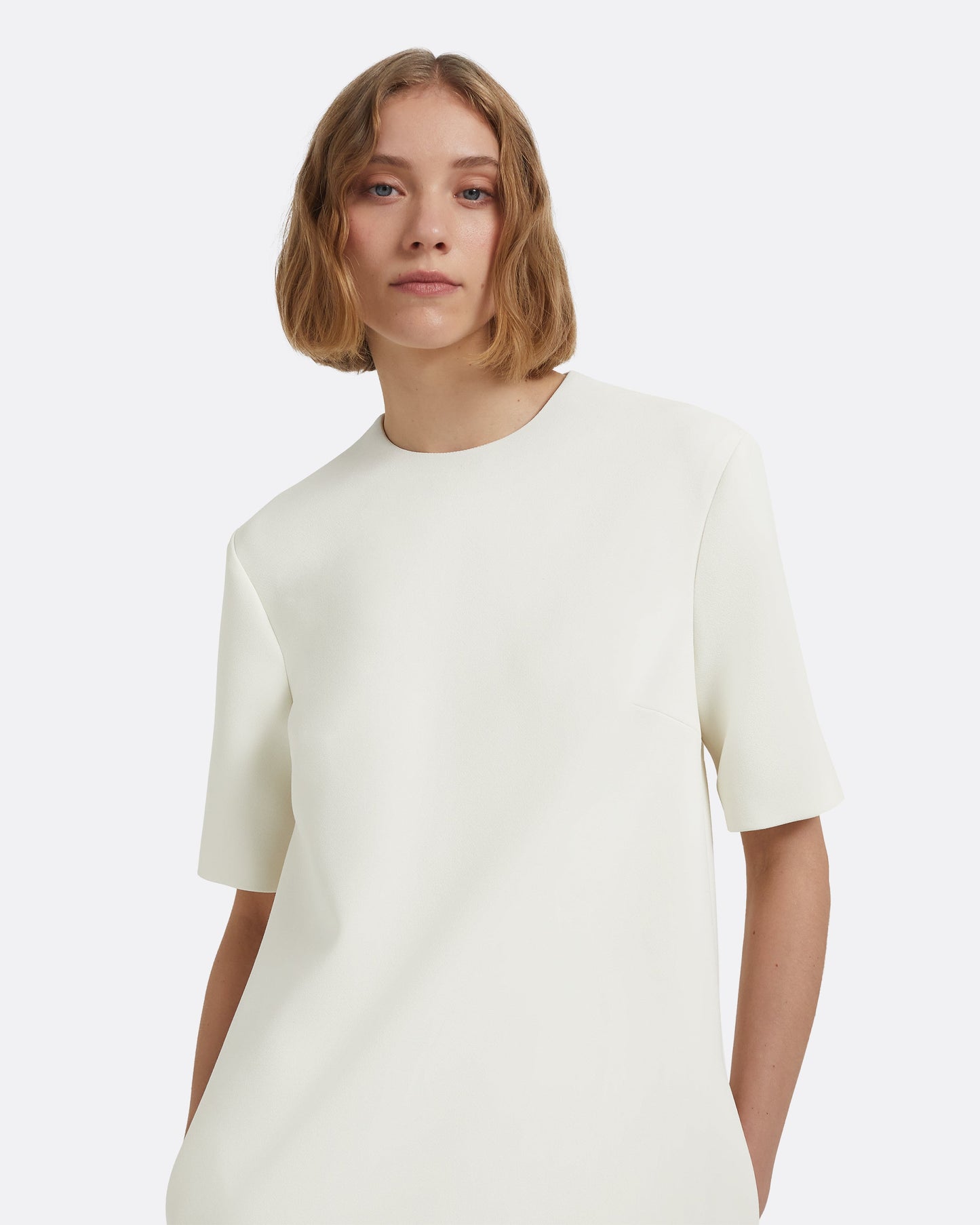 Ripley Short Dress in Ivory