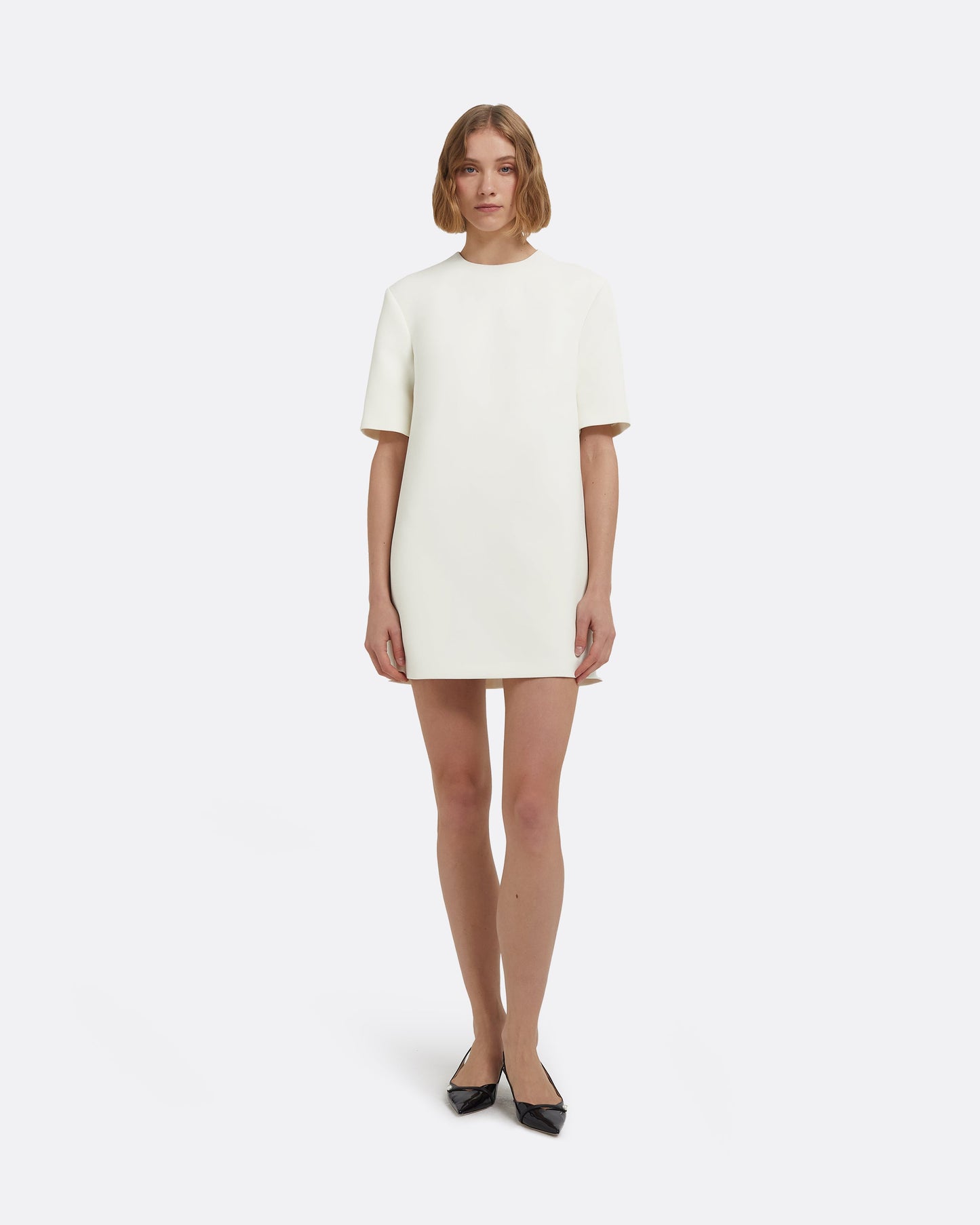 Ripley Short Dress in Ivory