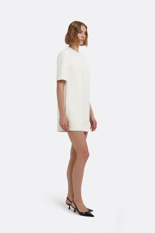 Ripley Short Dress in Ivory