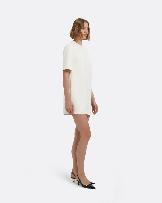 Ripley Short Dress in Ivory