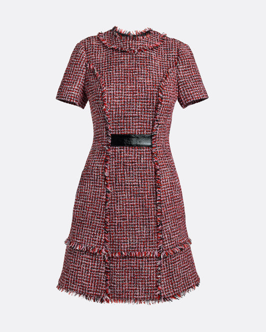 Misa Short Dress in Multi-Pinks