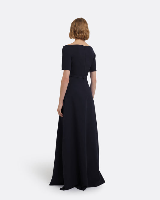 Lydia Midnight Navy Long Dress