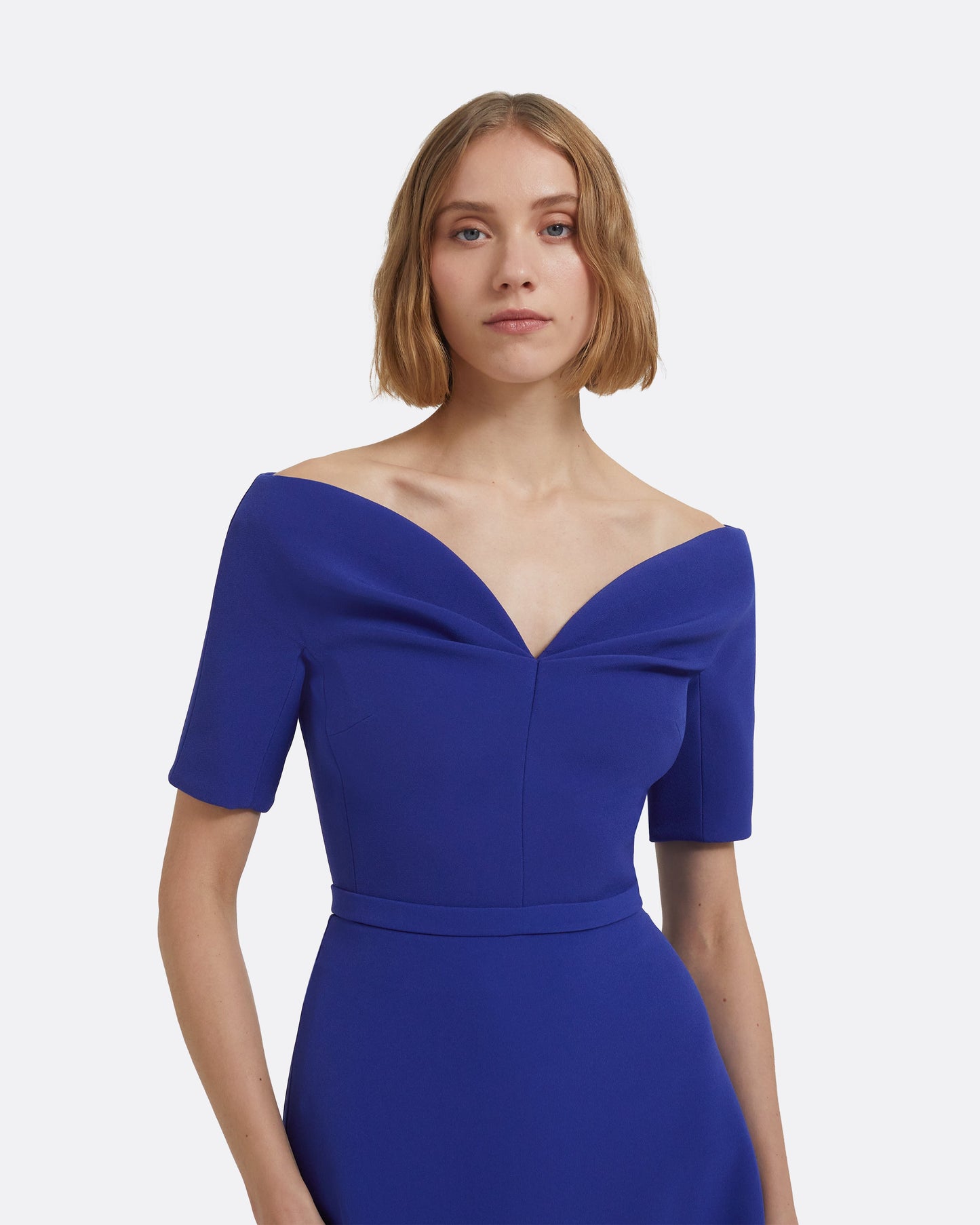 Lydia Long Dress in Skiathos Blue