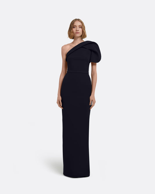 Millie Long Dresses In Midnight Navy