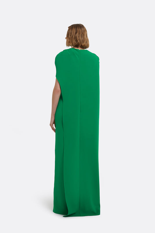 Contessa Long Dress in Jewel Green