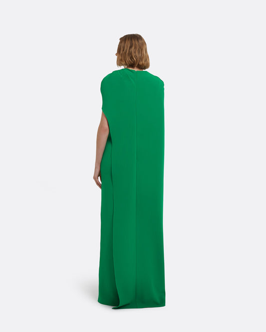 Contessa Long Dress in Jewel Green