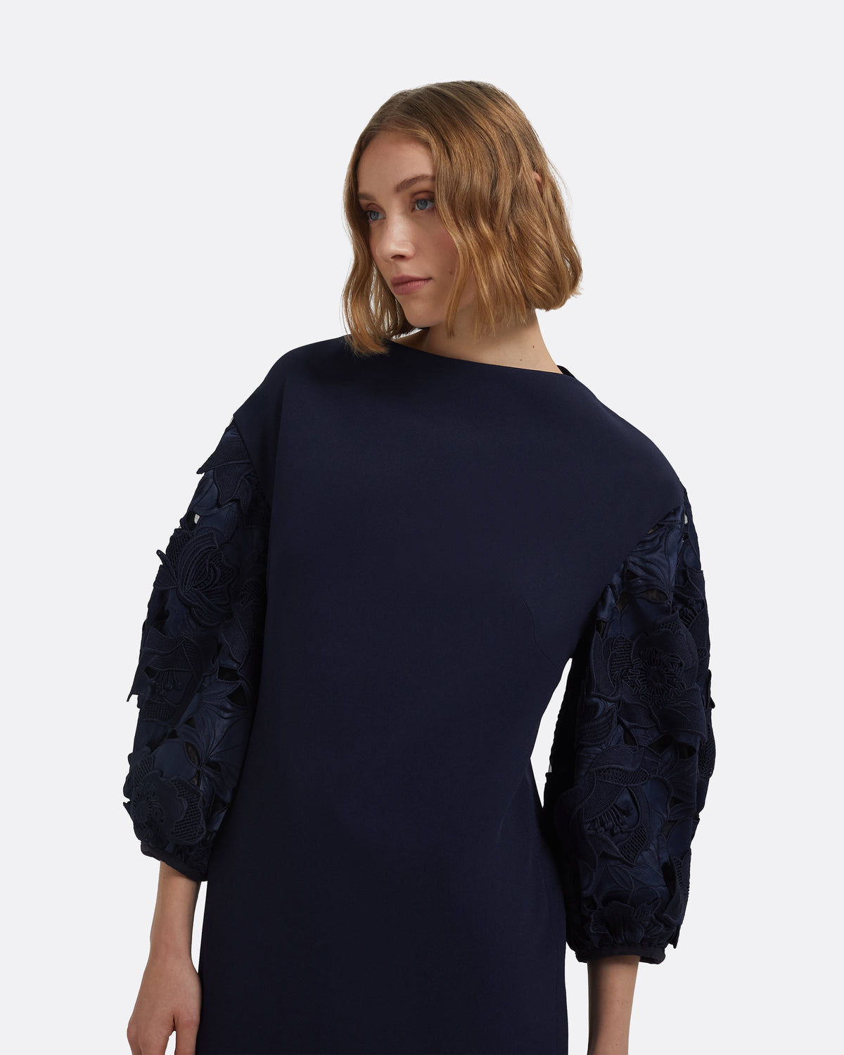 Amiren Long Dress in Navy on Maritime