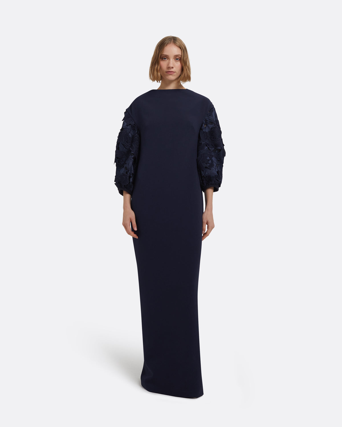 Amiren Long Dress in Navy on Maritime