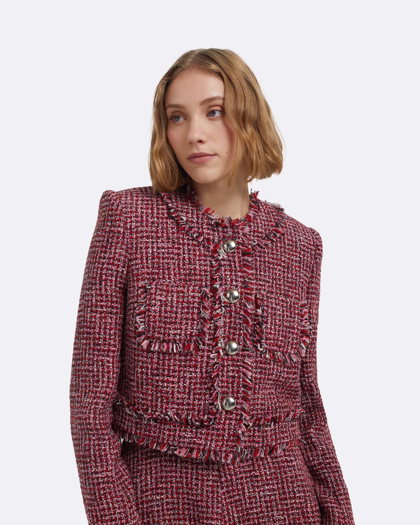 Amaya Jacket in Multi-Pinks
