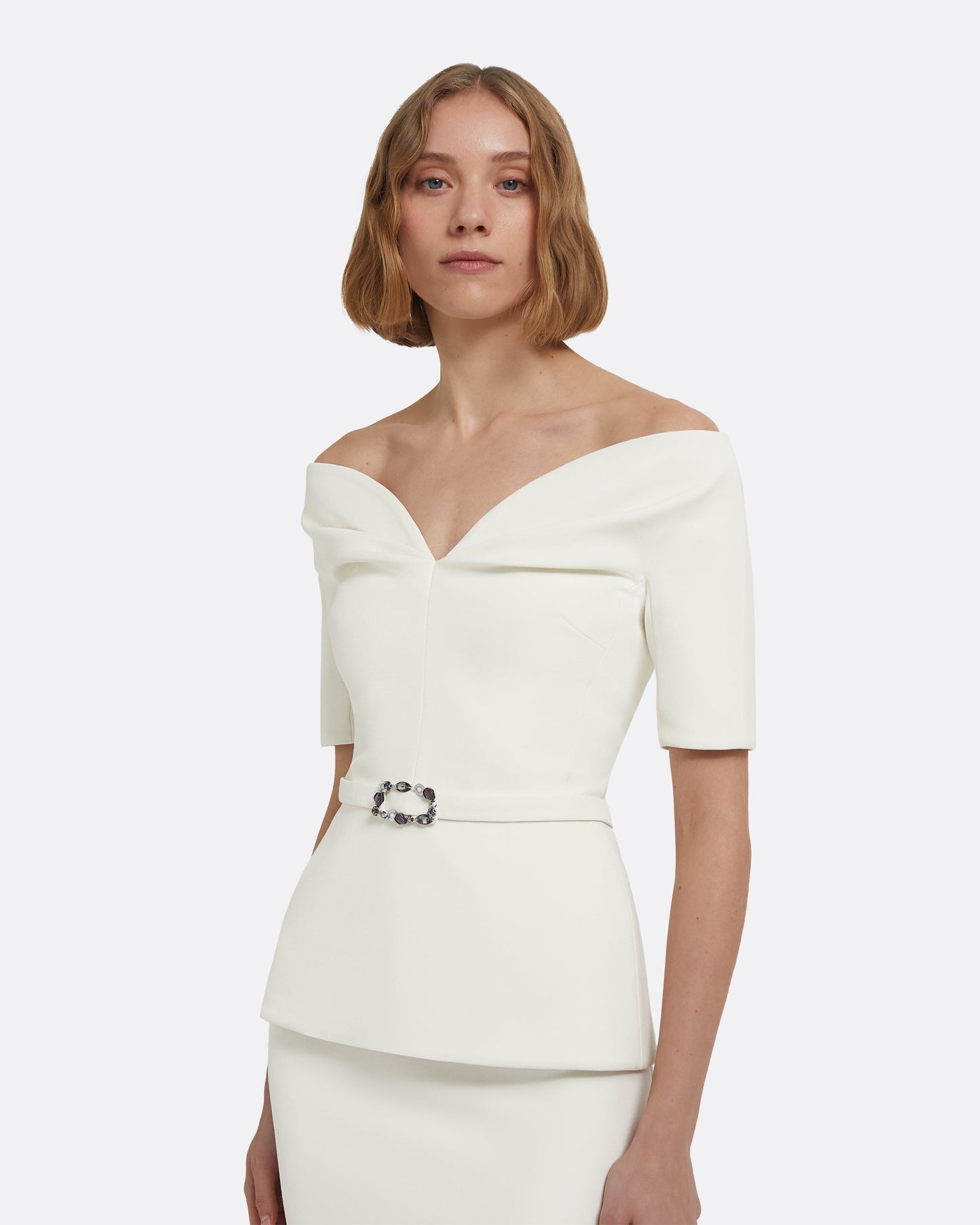 Lyddie Top in Ivory
