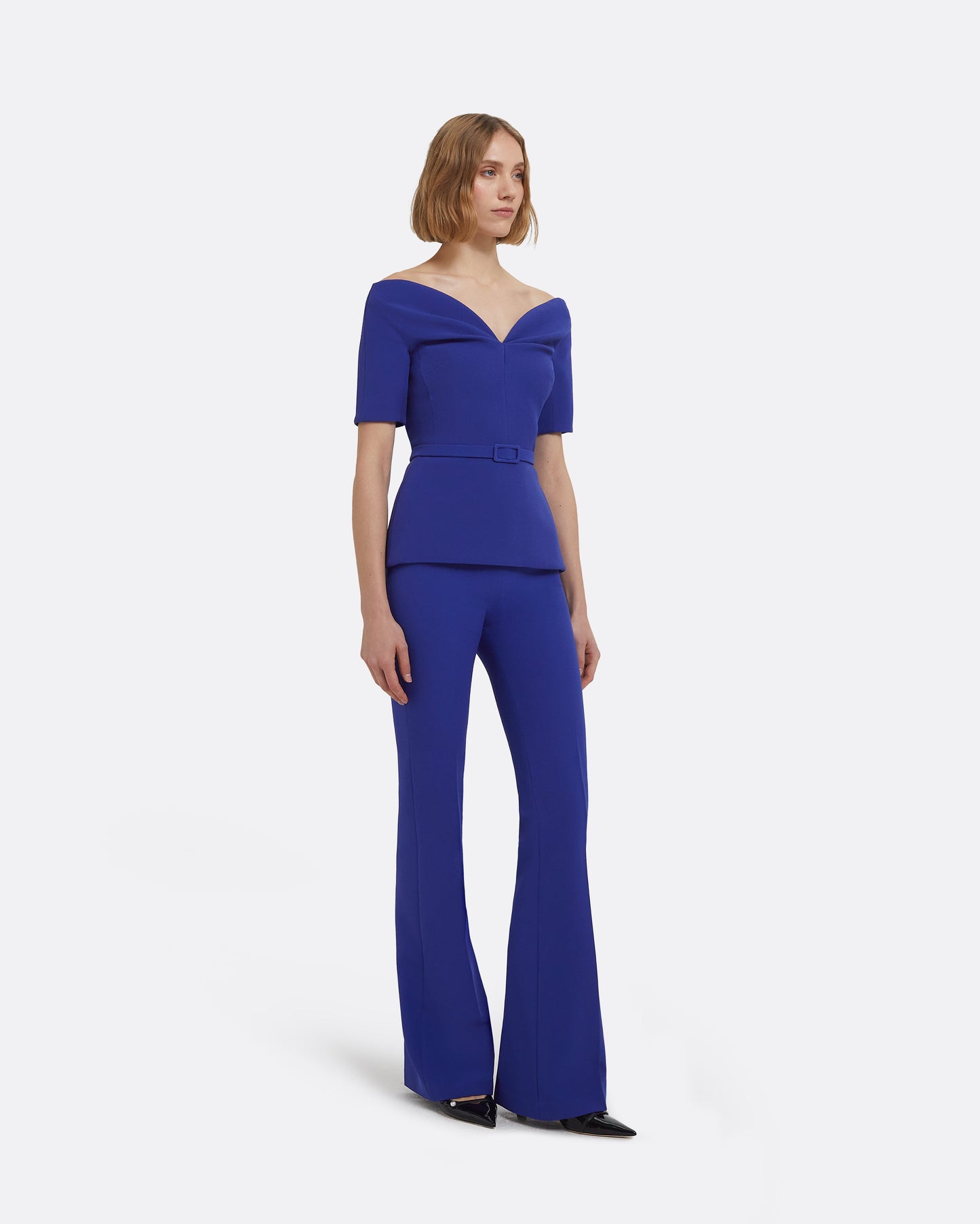 Alexa Trousers in Skiathos Blue