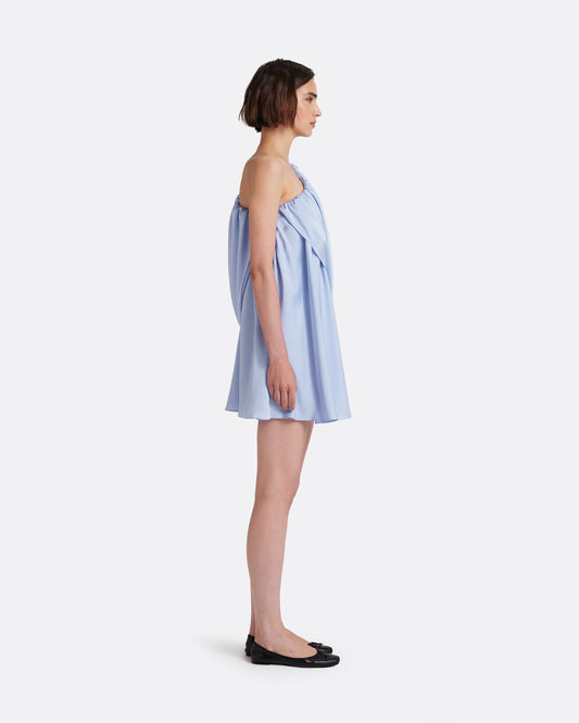 Flourine Mini Dress in Soft Sky