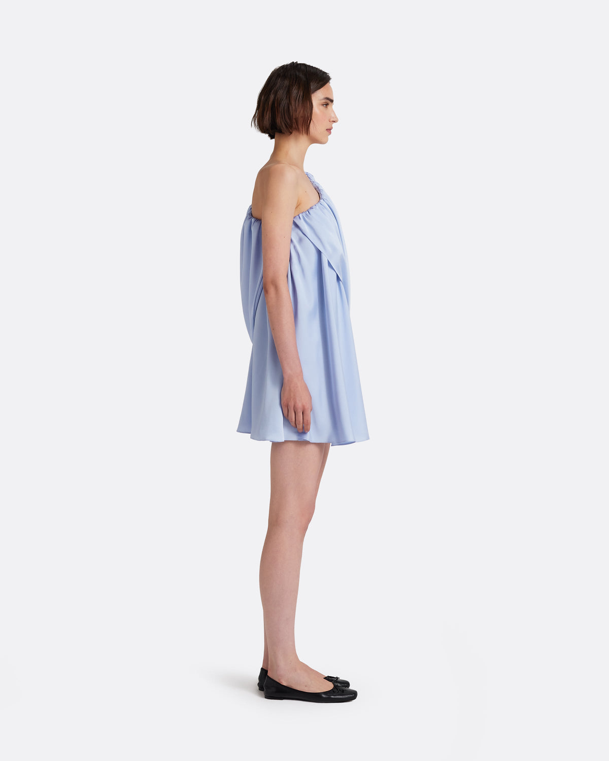 Flourine Mini Dress in Soft Sky