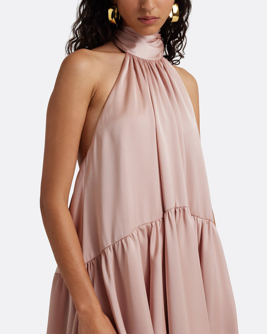 Zeila Mini Dress in Ballet Pink