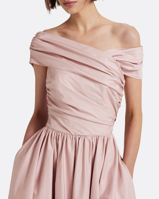 Appolline Midi Dress in Soft Pink