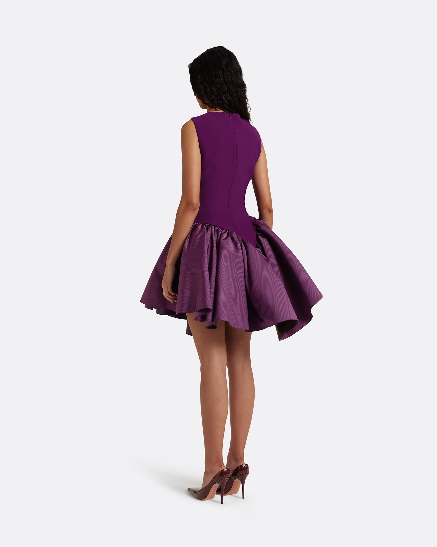 Camille Mini Dress in Currant