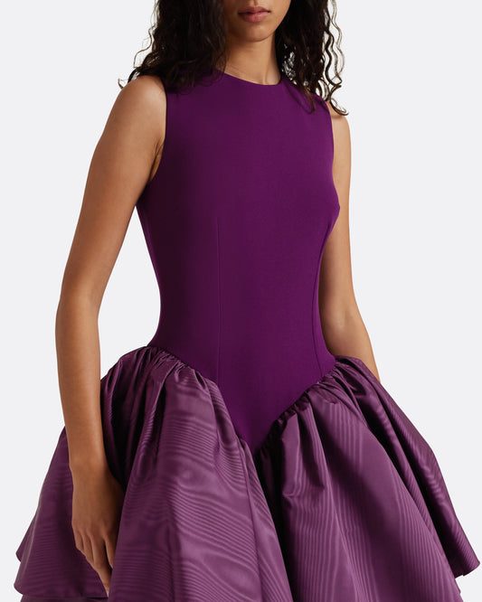 Camille Mini Dress in Currant