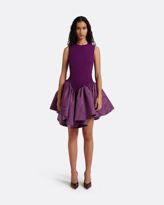 Camille Mini Dress in Currant